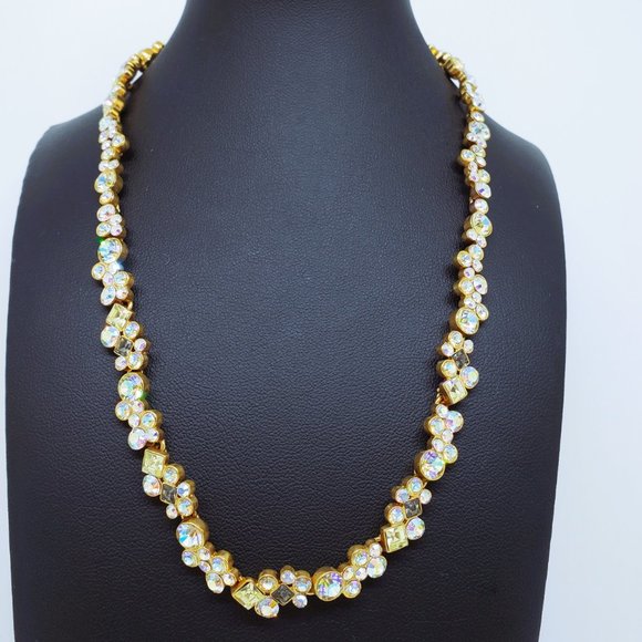 Givenchy GORGEOUS Multi-Color Adjustable Chain Gold Toned Necklace - Picture 9 of 13